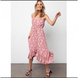 Rails pink floral small dress
